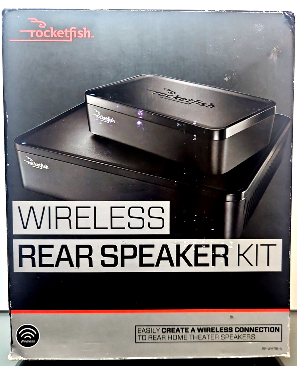 Rocketfish RF-WHTIB-A Receiver Universal Wireless Black Rear Speaker Kit New
